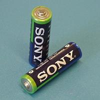 Voorbeeld van een normale batterij